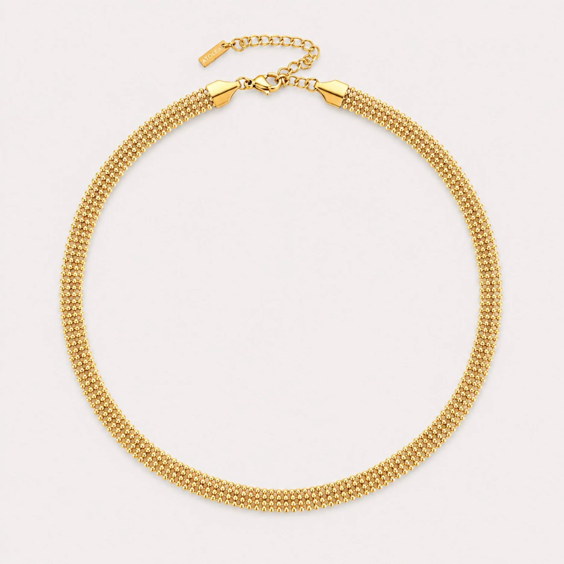 Golden Mesh Choker sold by Atolea product image thumbnail 2