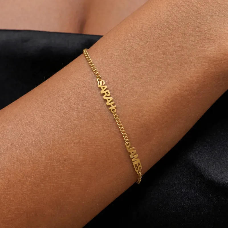 Bold Name Bracelet made by Atolea