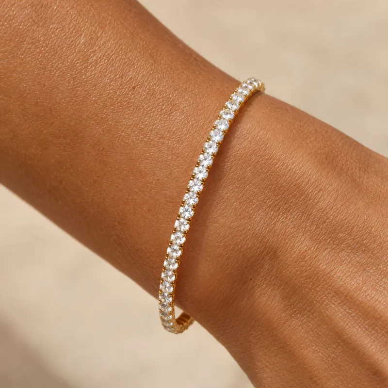 Infinity Tennis Bracelet made by Atolea