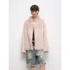 "Heartbeat Mark" Tuscany sheepskin women's short fur coat sold by Firelady Fur
