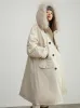 “Manchester City old story” Winter Loose Long Hooded Parka sold by Firelady Fur