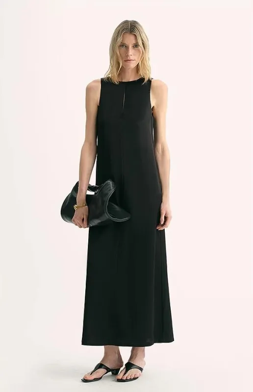 Fireladyfur Women's Imported Acetate Wool A-Line Dress"Corridor Stride" sold by Firelady Fur