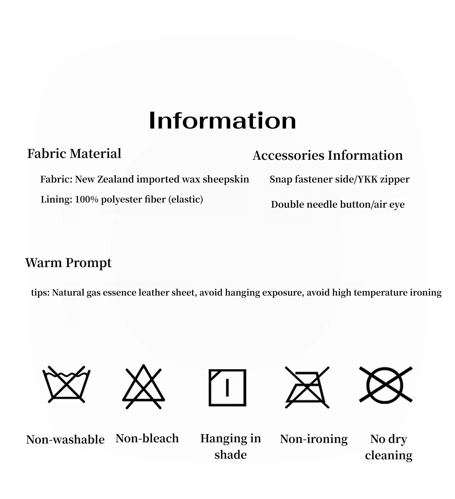 Imported oil wax sheepskin waist leather jacket from New Zealand"Phantom of the Floating Palace" sold by Firelady Fur product image thumbnail 3