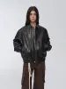 Imported waxed sheep leather retro work jacket coat for women "Fashionable Luke" sold by Firelady Fur