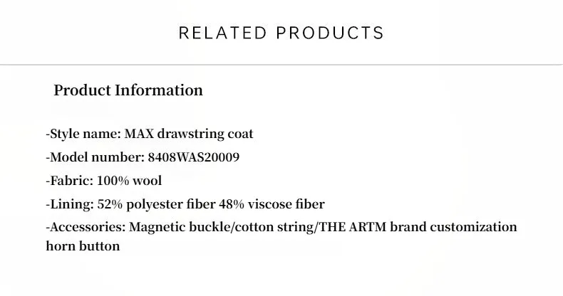 "Desert Heart"women's original color wool peaked lapel drawstring mid-length wool coat sold by Firelady Fur product image thumbnail 2