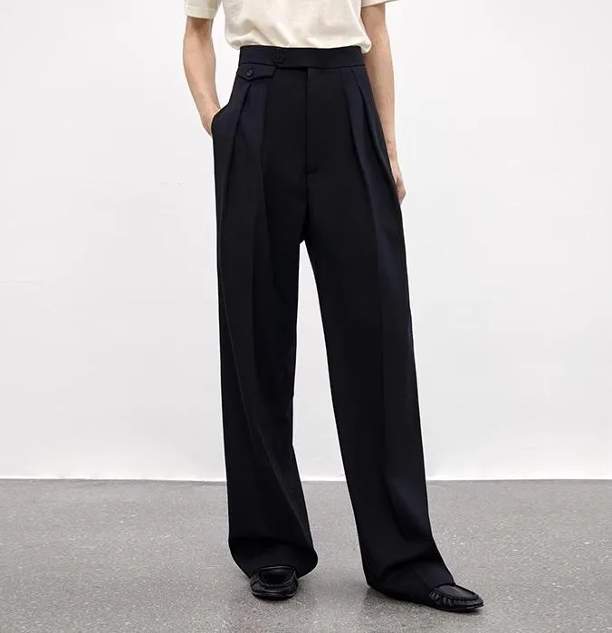 Wool Blend High-Waisted Slimming Suit Pants for Women sold by Firelady Fur product image thumbnail 2