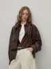 Fireladyfur Women's Genuine Sheep Leather Motorcycle Short Jacket "Loveless Muse" sold by Firelady Fur