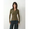 "Effortless Knit"Imported Yangtze 2S 30-Count Merino Wool Polo Neck Sweater for Autumn/Winter sold by Firelady Fur