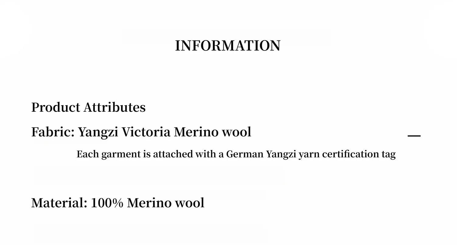 "Effortless Knit"Imported Yangtze 2S 30-Count Merino Wool Polo Neck Sweater for Autumn/Winter sold by Firelady Fur product image thumbnail 4