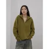 "Moonlight Farm" Merino wool lazy loose pullover sweater women's zipper turtleneck sweater sold by Firelady Fur