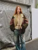 "Jumping City" Imported Suede Sheep Leather Sheep Curl Lapel White Goose Down Parka sold by Firelady Fur