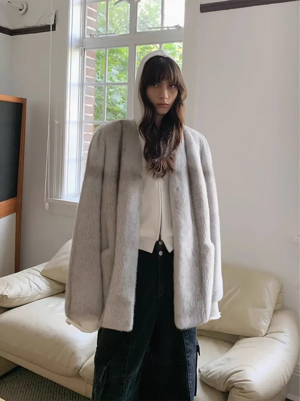 Spearmint Moonlight Collectible Rare Color Imported Mink Coat sold by Firelady Fur