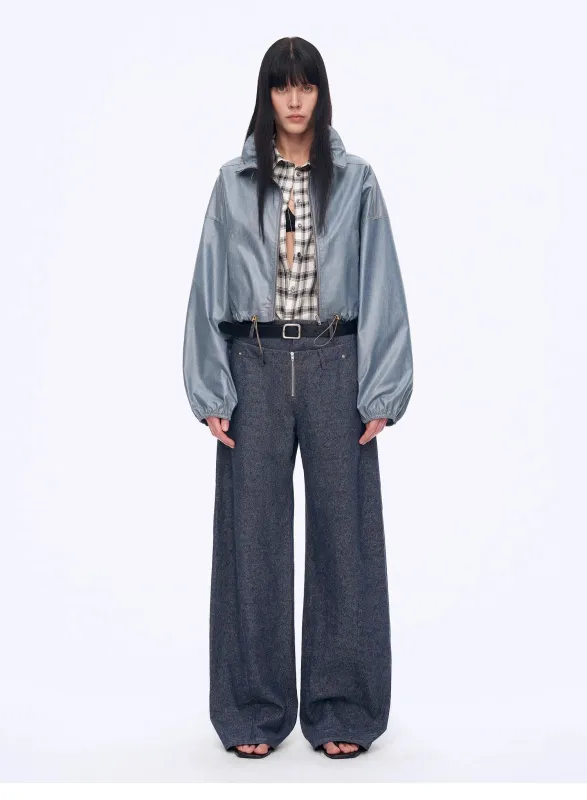 "Blues Notes" Technological Composite Film Cotton Lightweight Outdoor Jacket sold by Firelady Fur