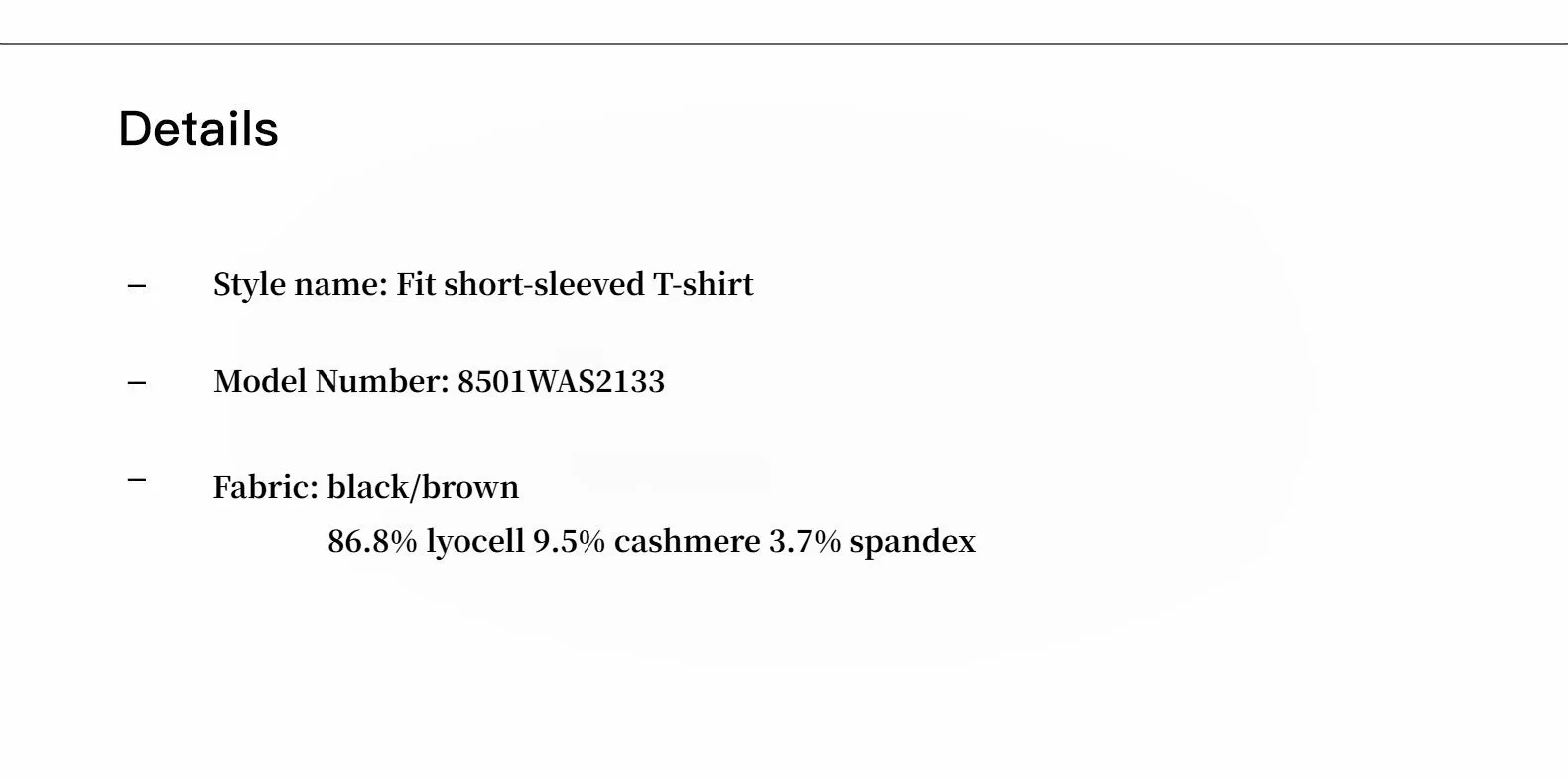 Fitted waist slimming round neck Tencel cashmere versatile short-sleeved T-shirt sold by Firelady Fur product image thumbnail 4