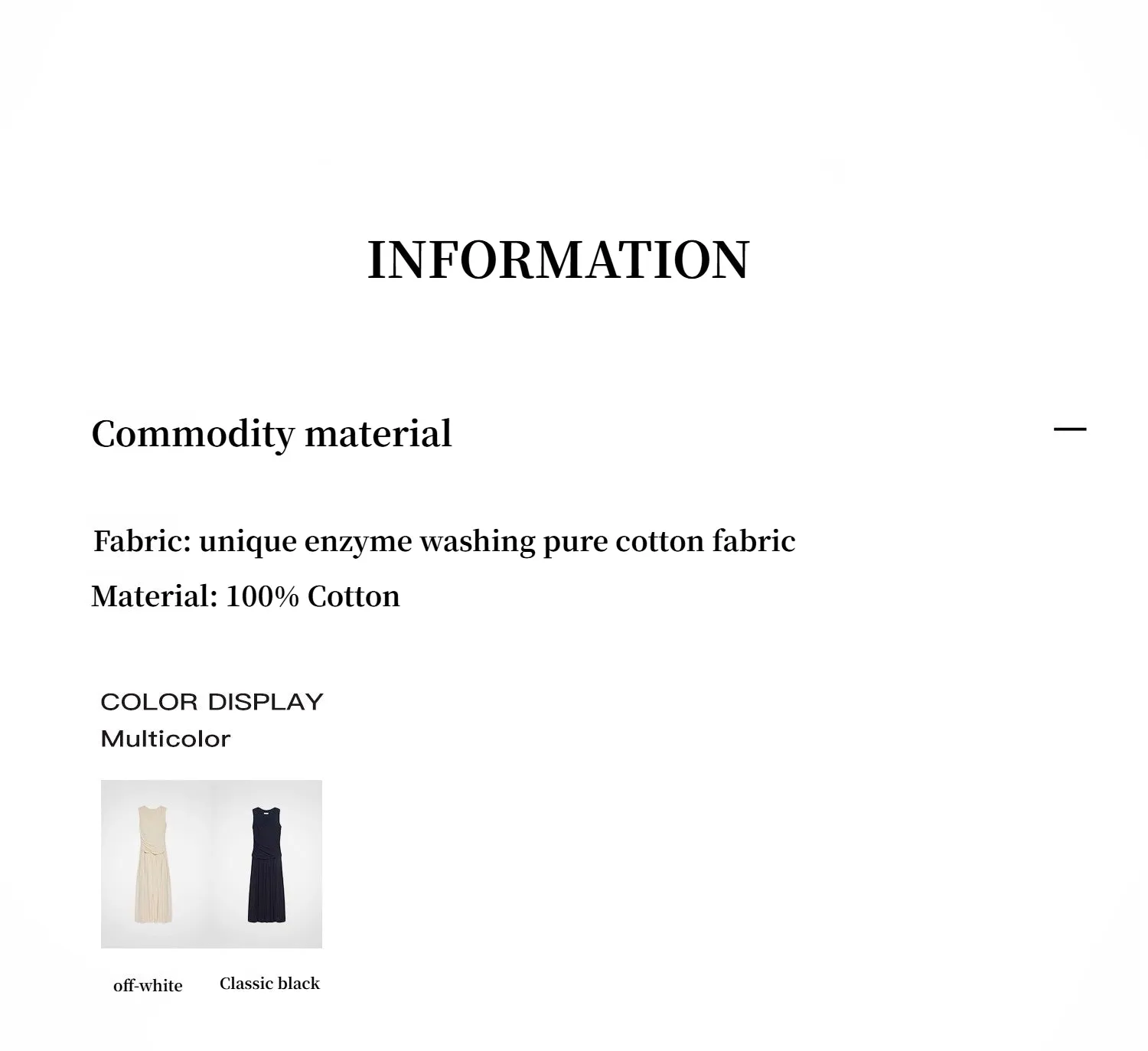 "Casual Commuting" light luxury mercerized cotton special-shaped collar waist irregular lazy long dress sold by Firelady Fur product image thumbnail 4