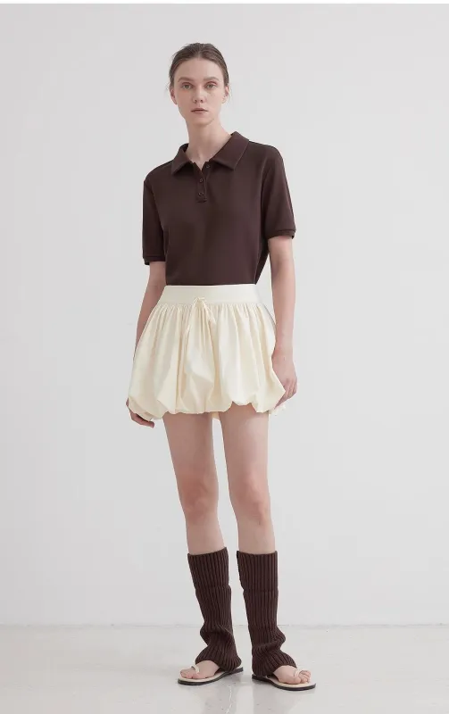 "Alice" low waist anti-exposure flower bud short skirt for women sold by Firelady Fur