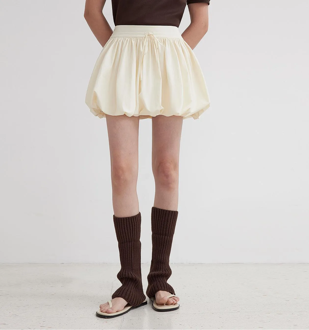 "Alice" low waist anti-exposure flower bud short skirt for women sold by Firelady Fur product image thumbnail 5