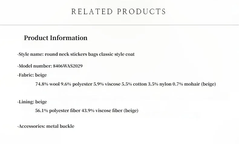 Heavy wool tweed high-end exquisite round neck patch pocket slim Chanel jacket for women sold by Firelady Fur product image thumbnail 4