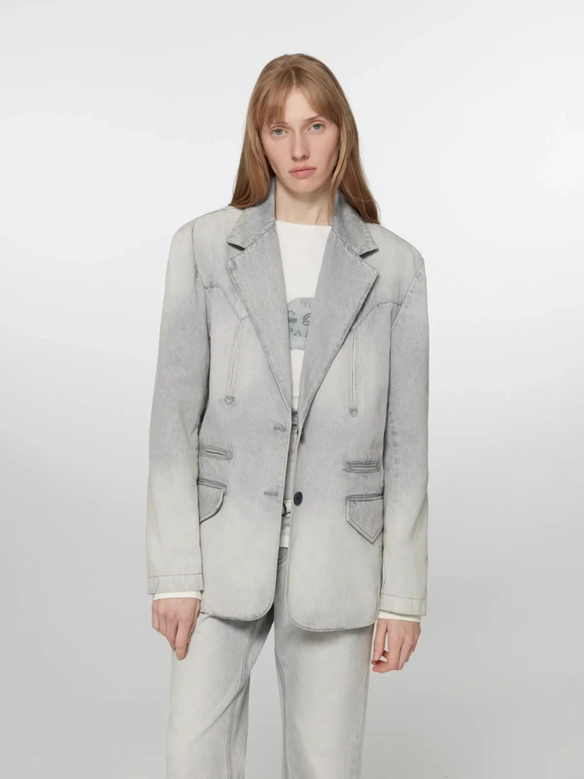 Fireladyfur Loose Fit Denim Jacket“Discover Denim” sold by Firelady Fur