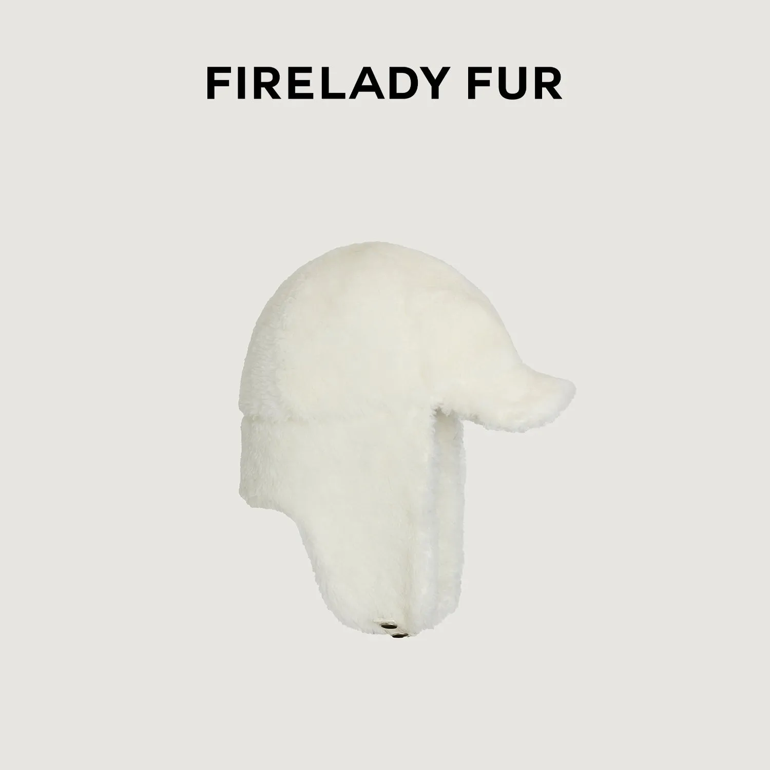 Firelady Fur fur hat with a high-quality feel, three colors of soft, fluffy, rice-grain wool for a warm and cozy look sold by Firelady Fur product image thumbnail 2