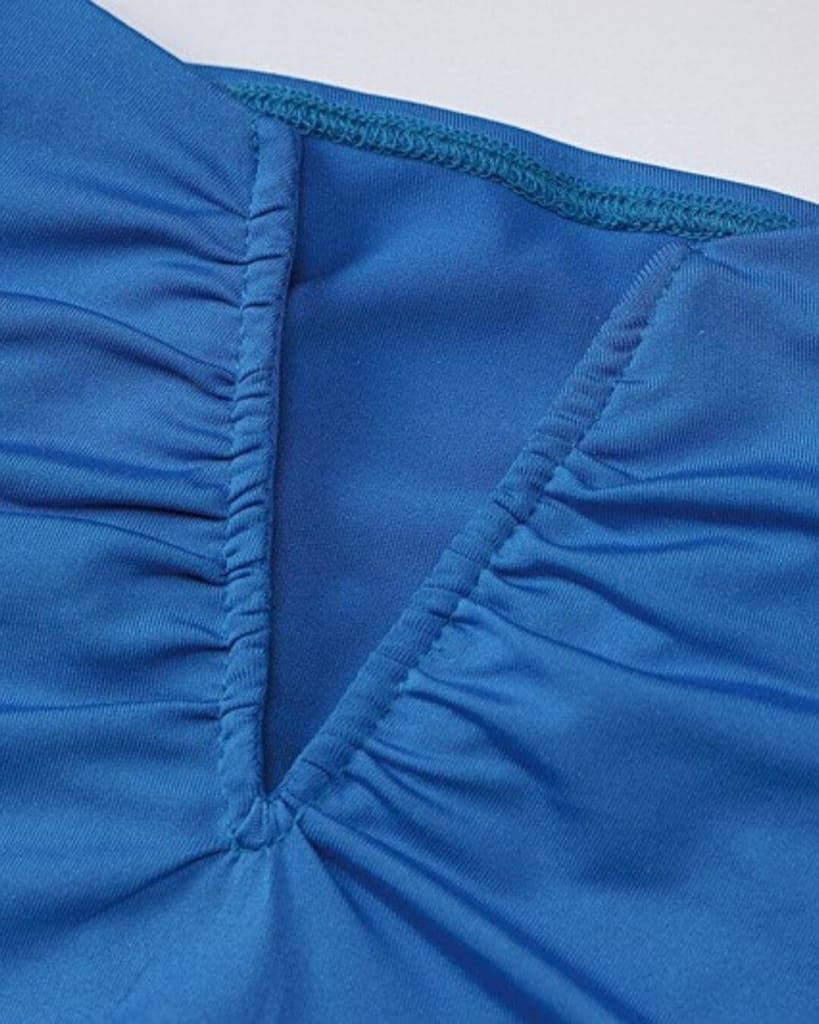 Fashion V-Neck Ruched Sexy Mini Dress sold by Stylord Boutique product image thumbnail 9