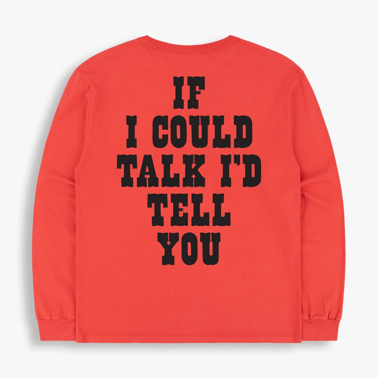 IF I COULD TALK LONGSLEEVE TEE sold by TSPTR product image thumbnail 2