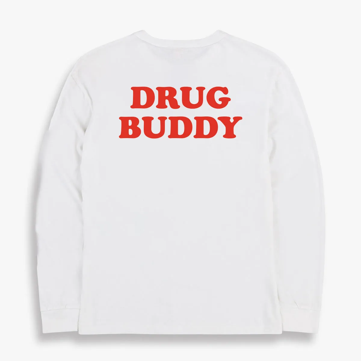DRUG BUDDY LONGSLEEVE TEE sold by TSPTR product image thumbnail 2