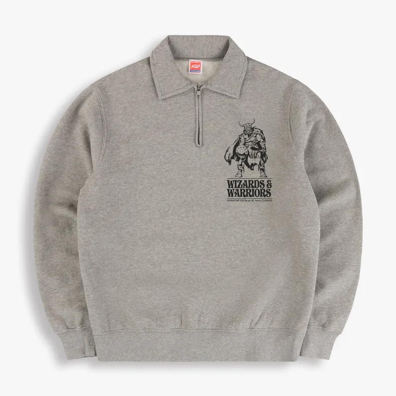 WIZARDS & WARRIORS 1/4 Zip Sweatshirt sold by TSPTR
