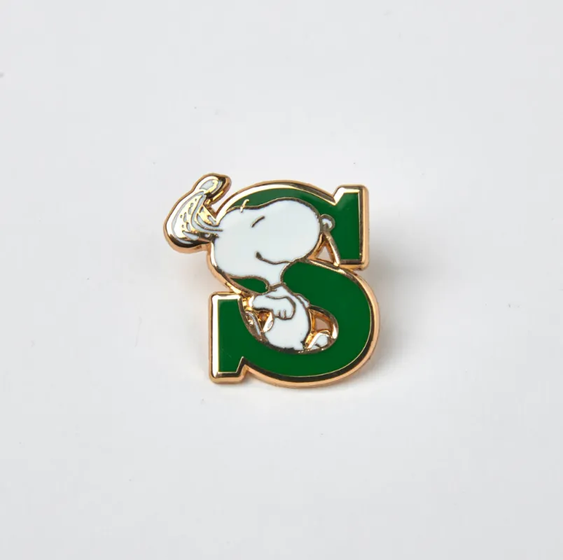 PEANUTS S ALPHABET ENAMEL PIN sold by TSPTR