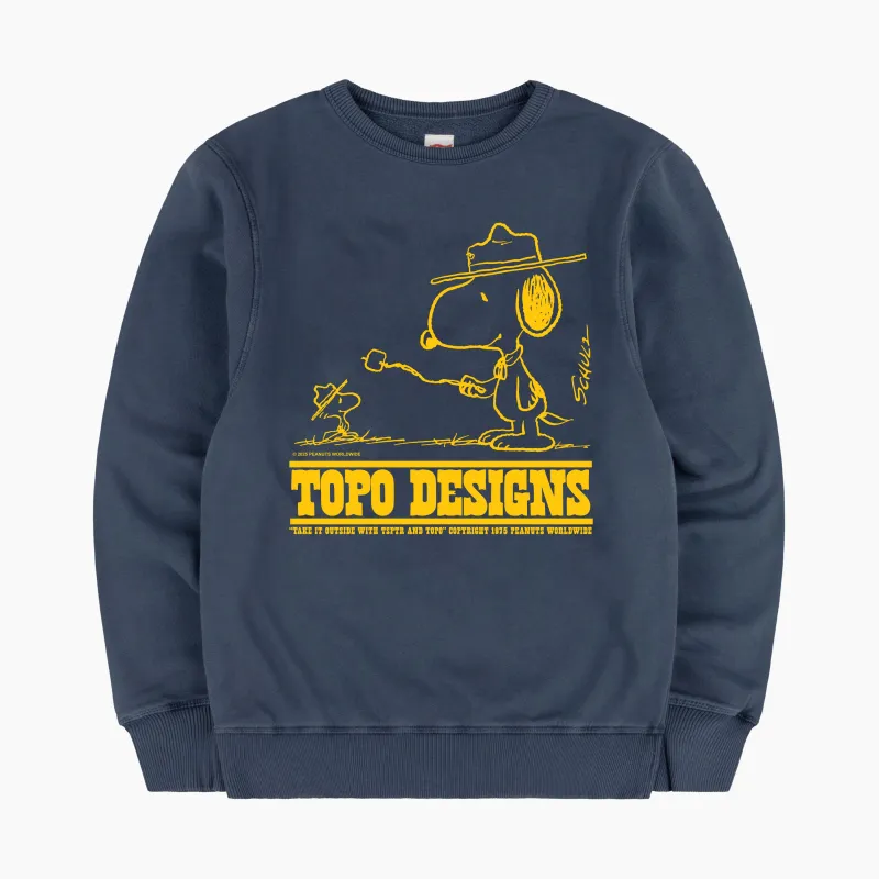 TSPTR x TOPO DESIGNS OUTSIDE SWEATSHIRT made by TSPTR