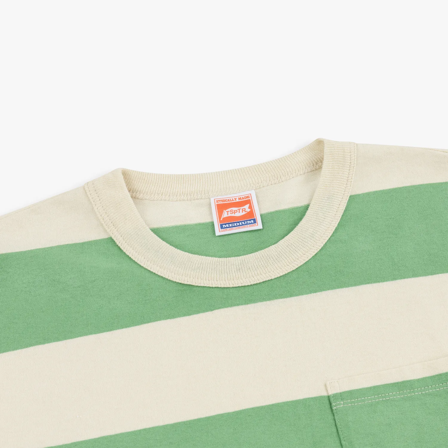 BORDER STRIPE POCKET TEE sold by TSPTR product image thumbnail 3