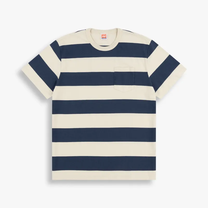 BORDER STRIPE POCKET TEE made by TSPTR