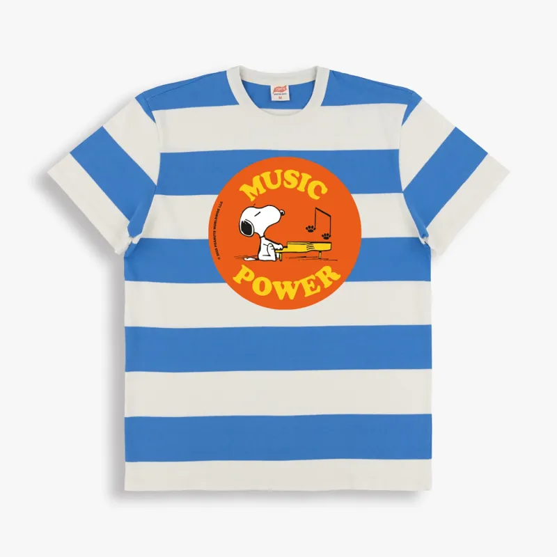 MUSIC POWER Border Tee sold by TSPTR