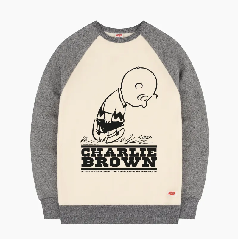 Charlie Brown Raglan Sweatshirt made by TSPTR