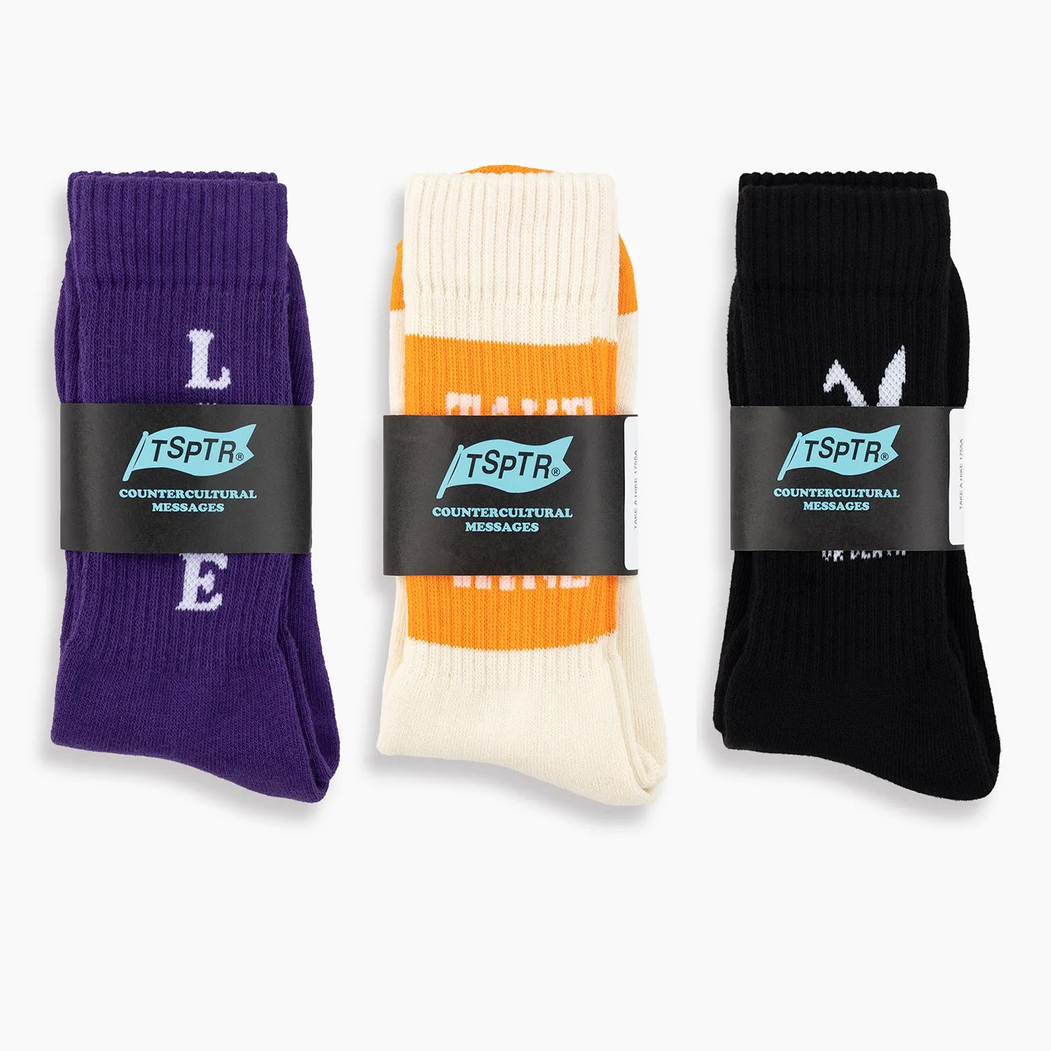 COUNTERCULTURE SOCKS 3 Pack B sold by TSPTR