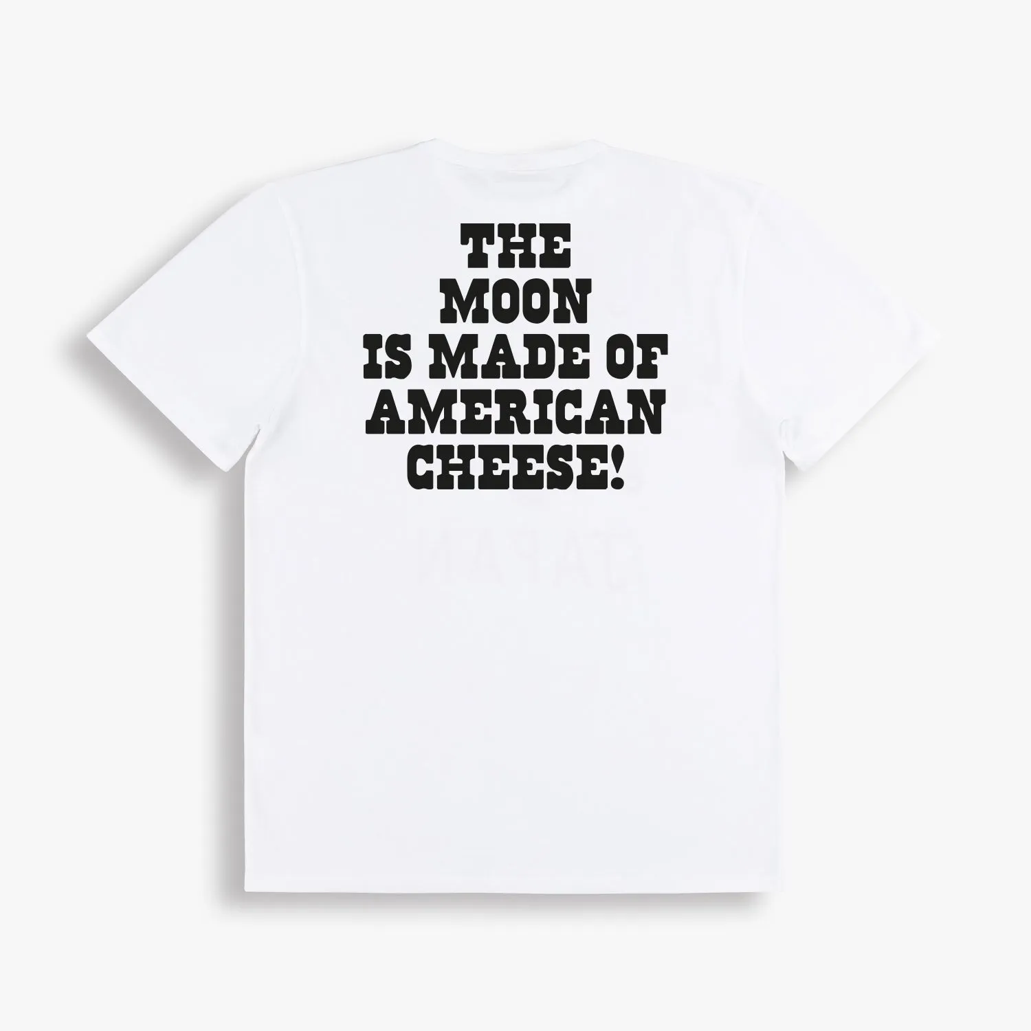 The Moon Is Made of American Cheese Tee sold by TSPTR product image thumbnail 2
