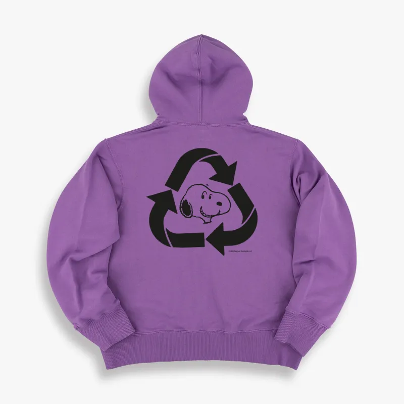 SNOOPY RECYCLE Zip Hood made by TSPTR