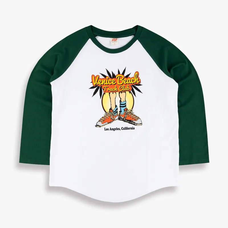 Venice Track Baseball Raglan sold by TSPTR