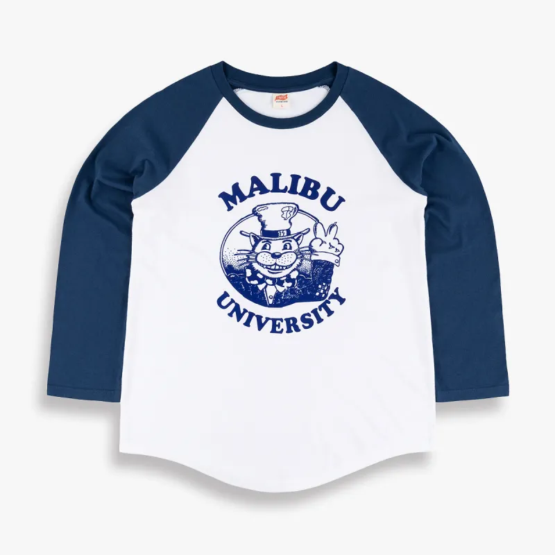 Malibu U Baseball Tee sold by TSPTR