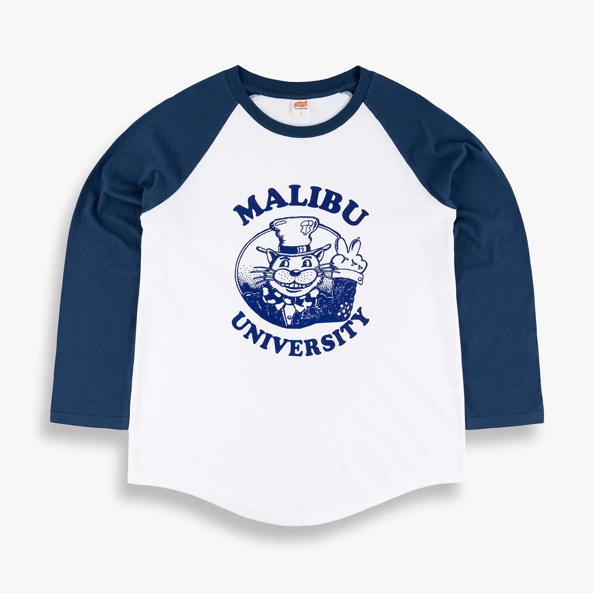 Malibu U Baseball Tee sold by TSPTR