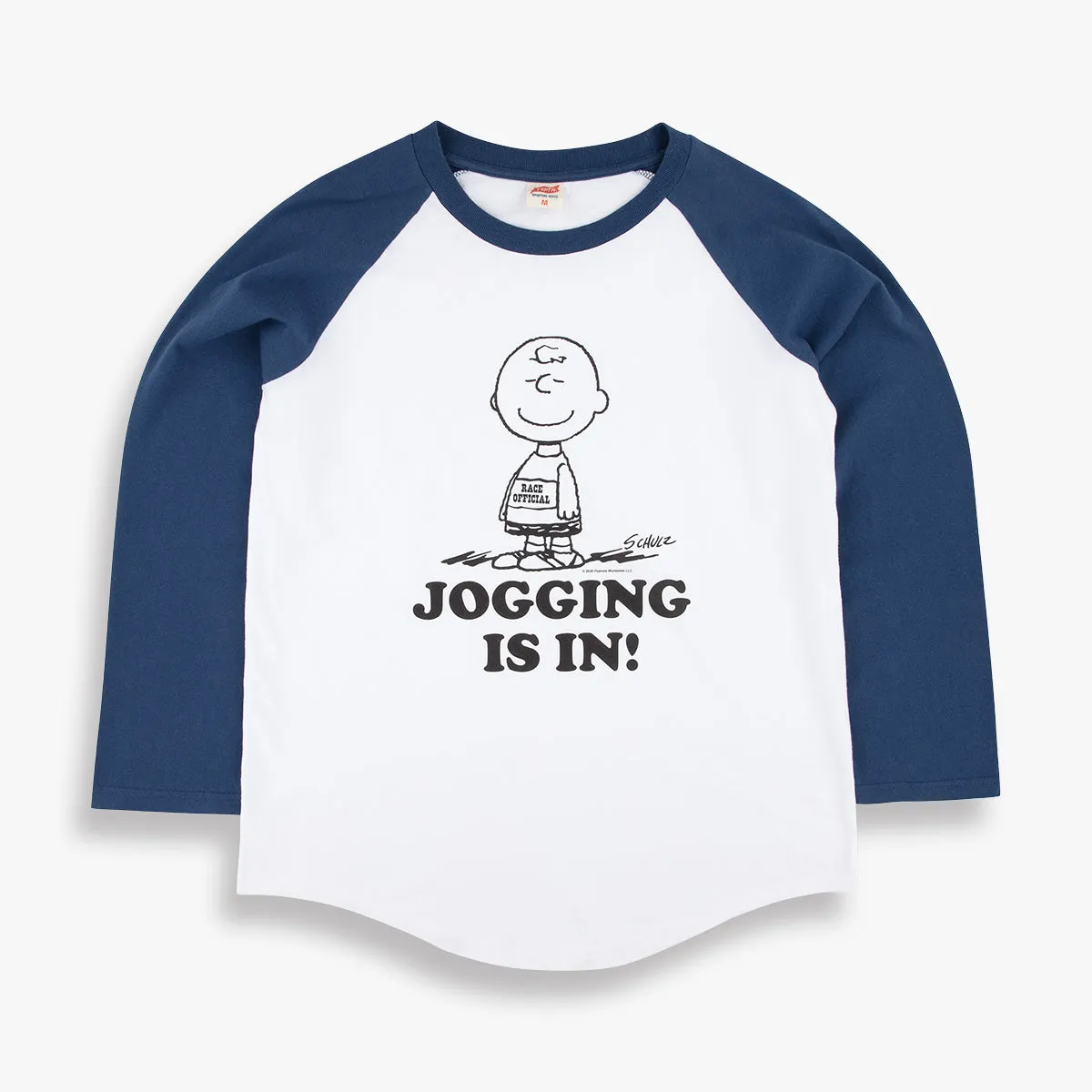 Jogging is in! baseball raglan sold by TSPTR