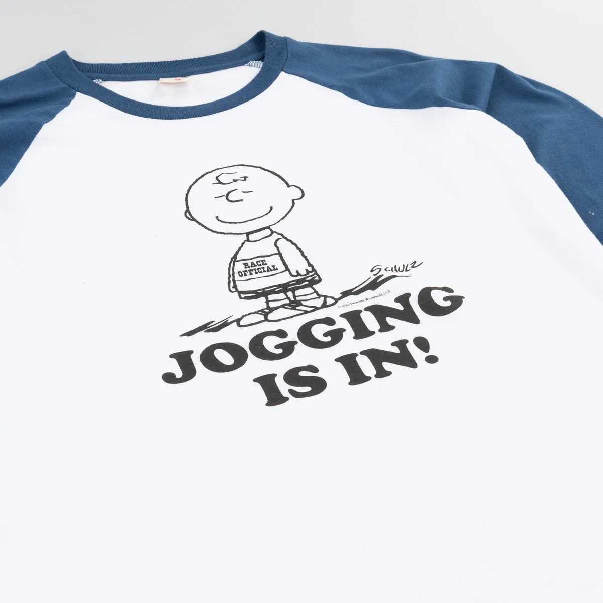 Jogging is in! baseball raglan sold by TSPTR product image thumbnail 2