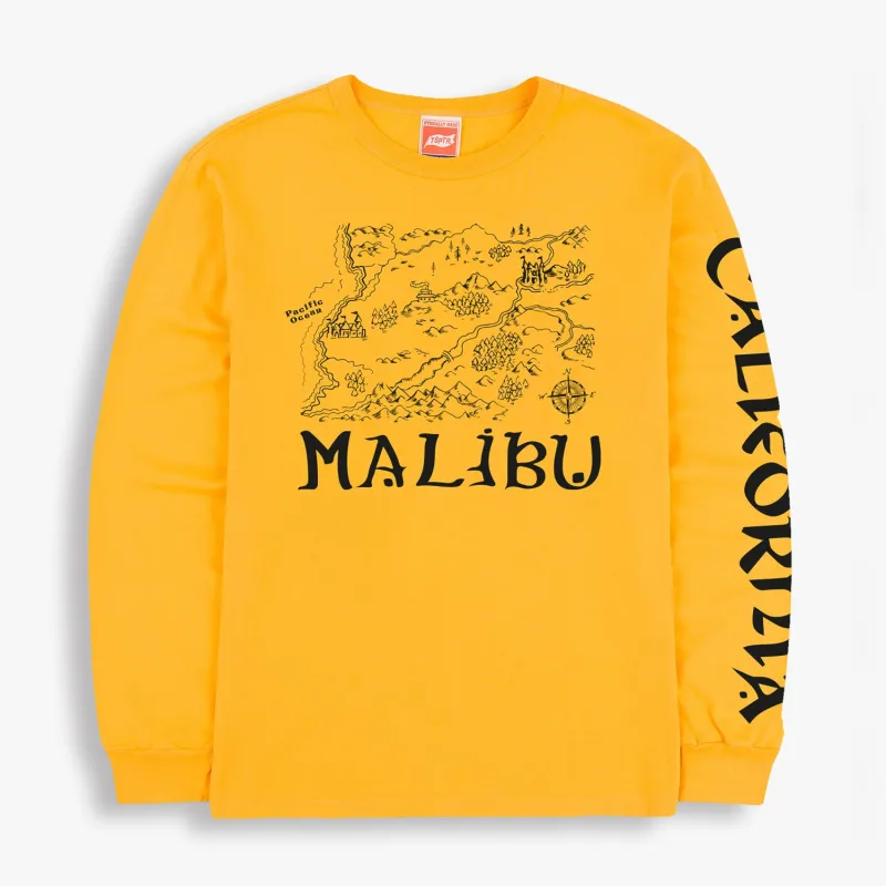 MALIBU MAP LONGSLEEVE TEE sold by TSPTR