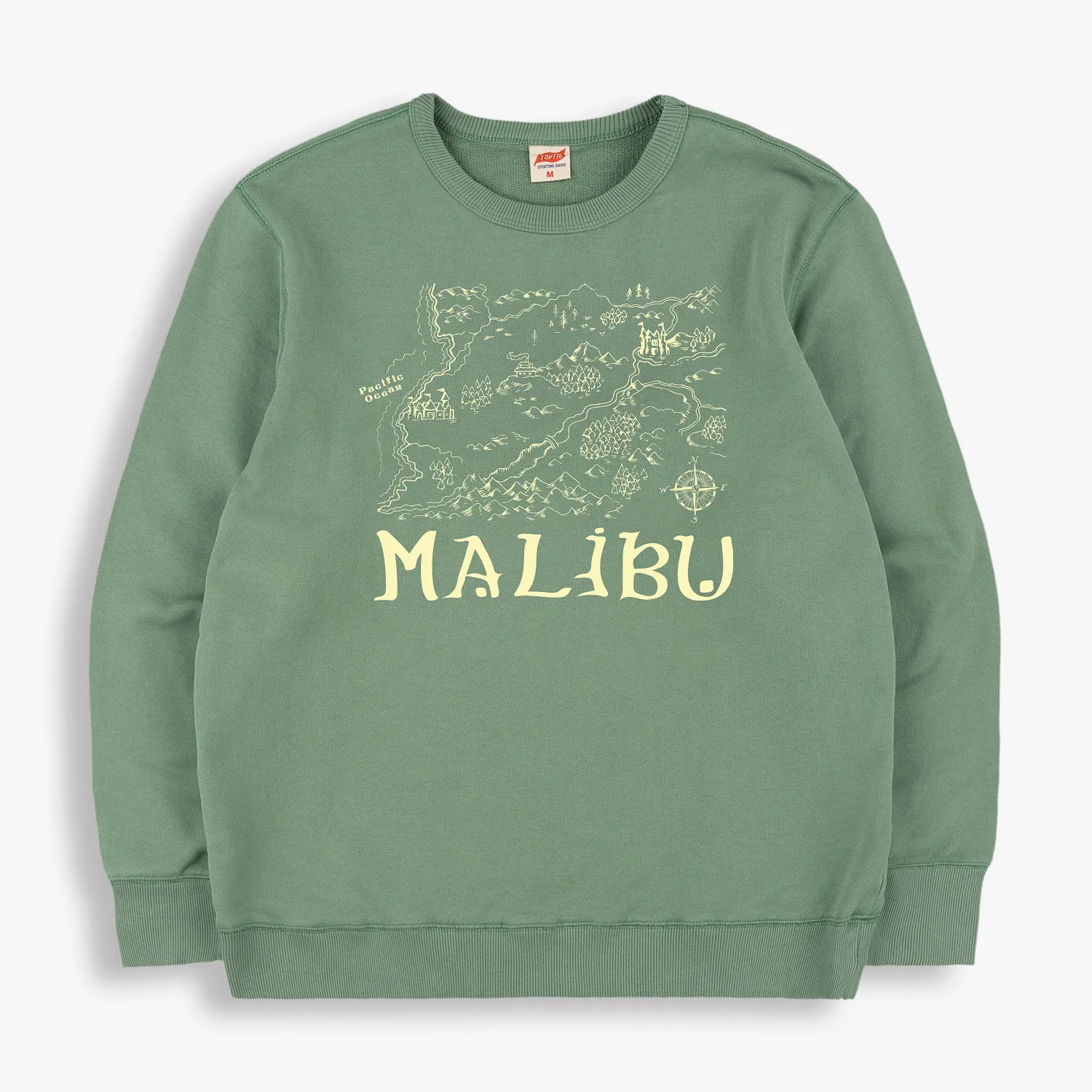 MALIBU MAP SWEATSHIRT sold by TSPTR