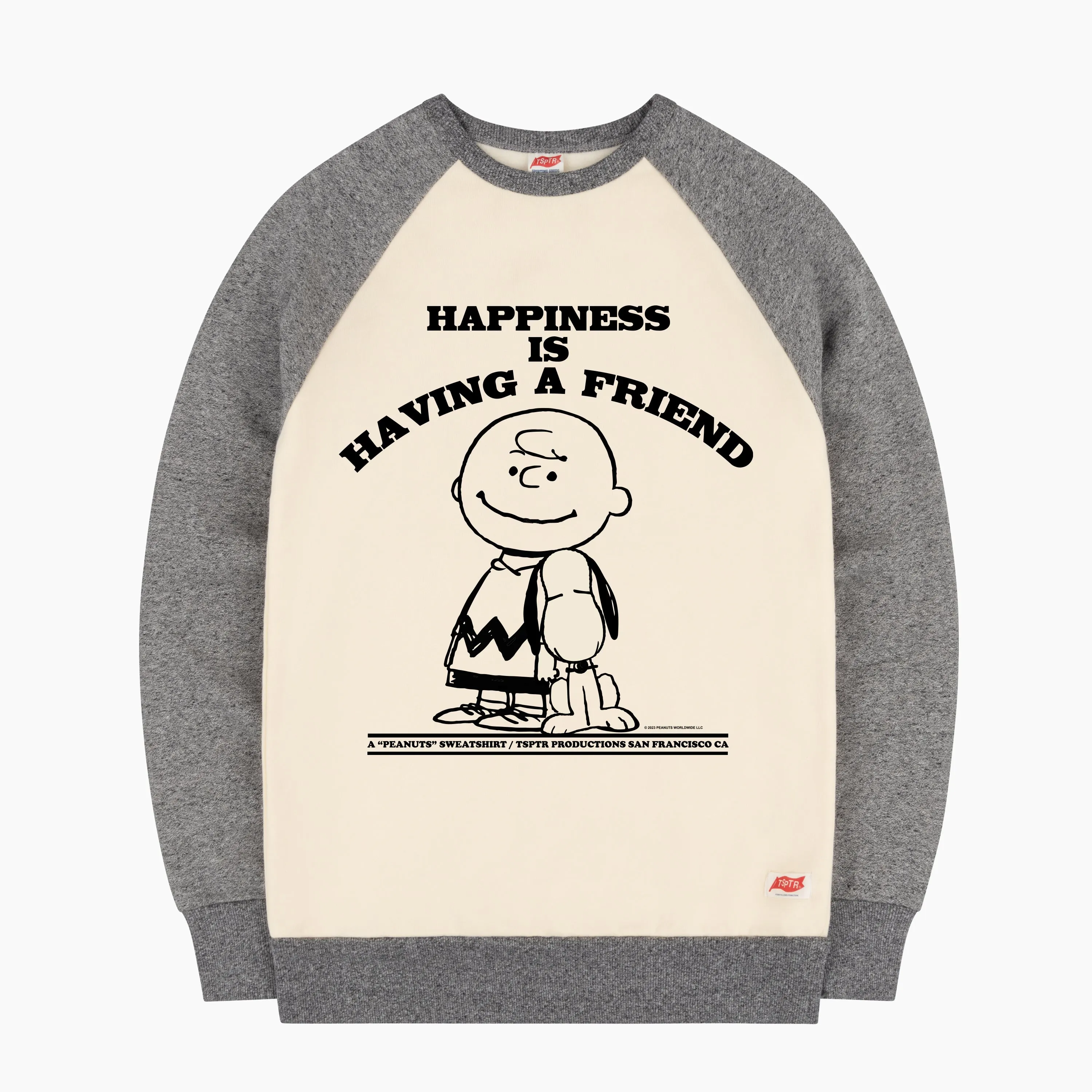 Happiness Is Raglan Sweatshirt sold by TSPTR