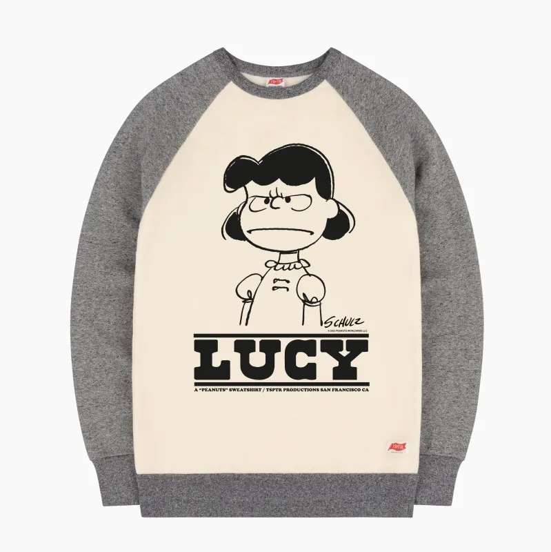 Lucy I Feel Mean Raglan Sweatshirt made by TSPTR