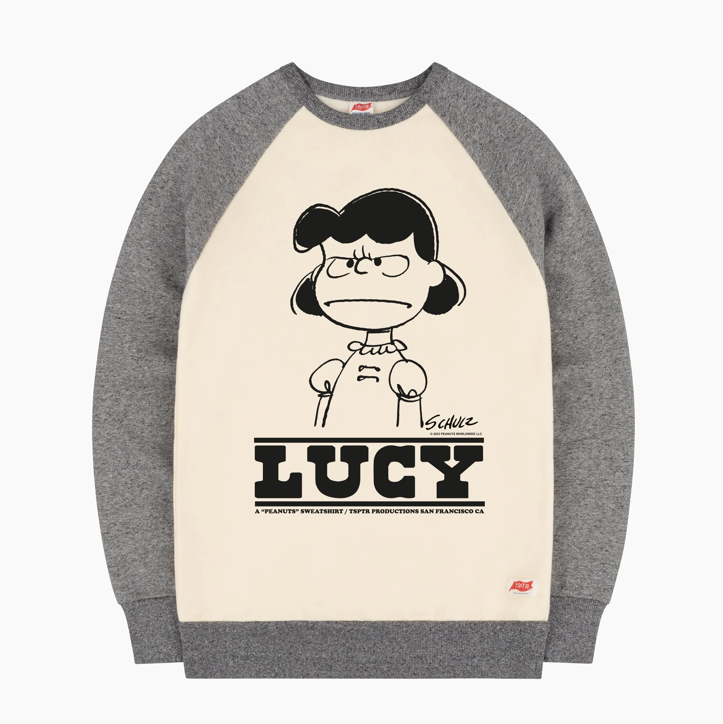 Lucy I Feel Mean Raglan Sweatshirt sold by TSPTR