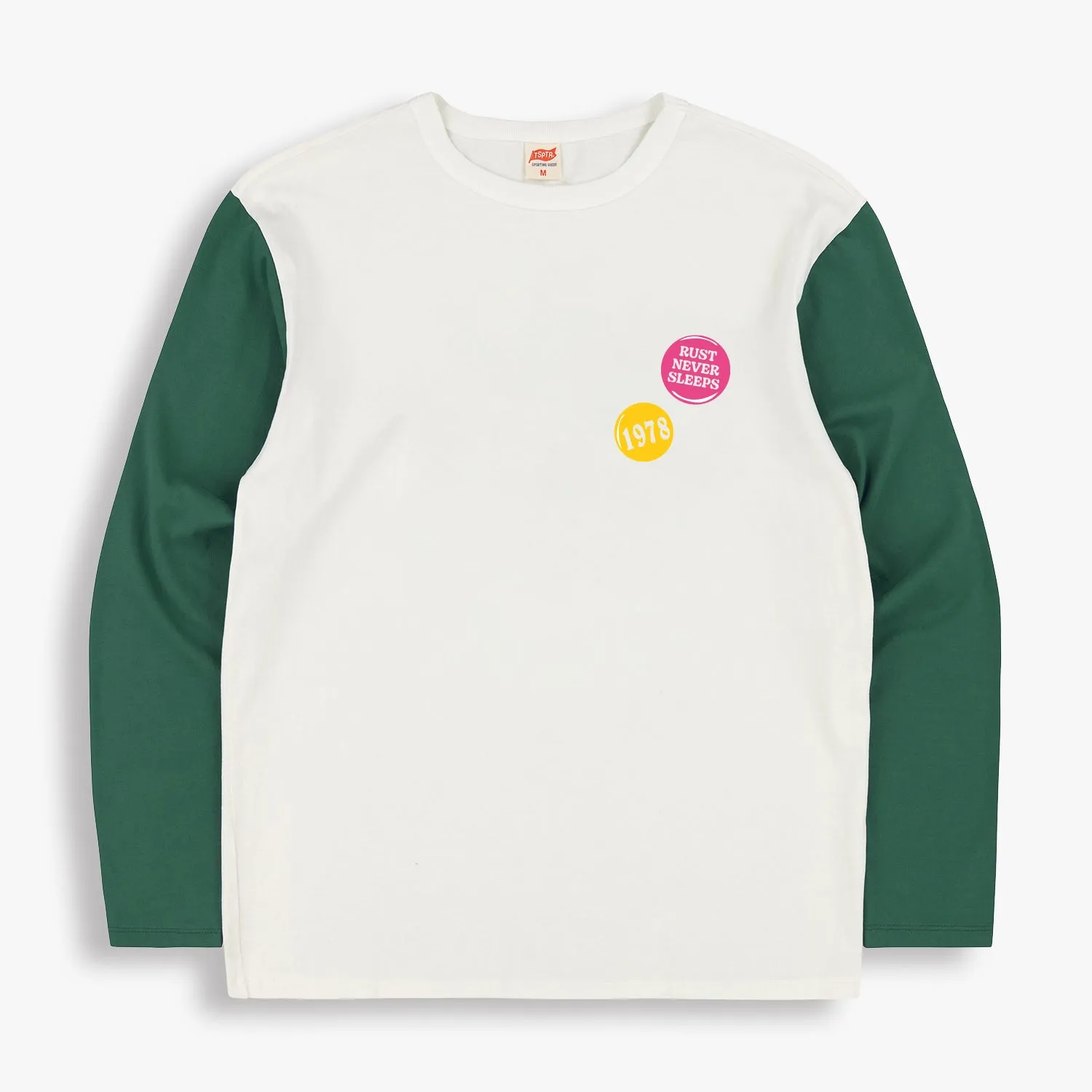 RUST NEVER SLEEPS Baseball Tee sold by TSPTR product image thumbnail 2