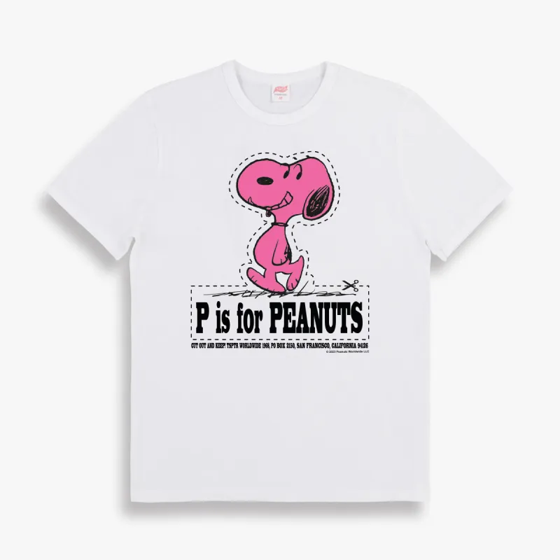 P IS FOR Tee sold by TSPTR