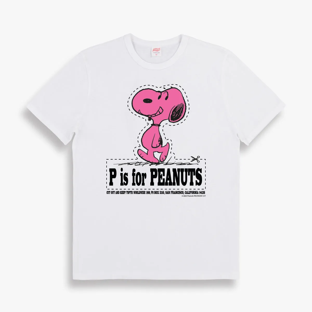 P IS FOR Tee sold by TSPTR